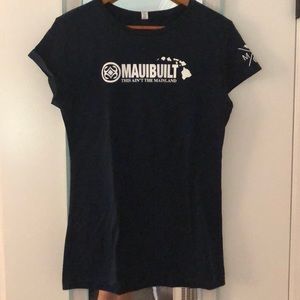 Mauibuilt t shirt black